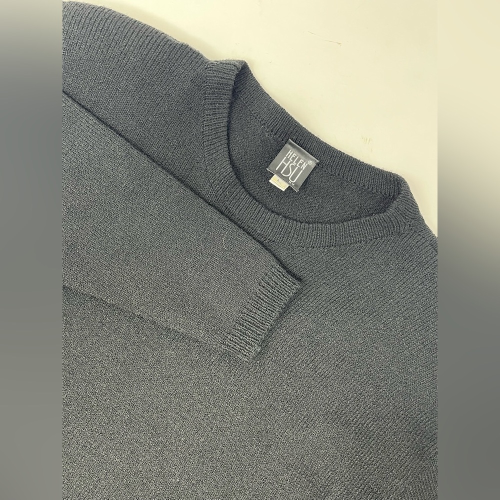 Helen Hsu Womens Large Black Long Sleeve Sweater Dry Clean Only Used VTG GHO1